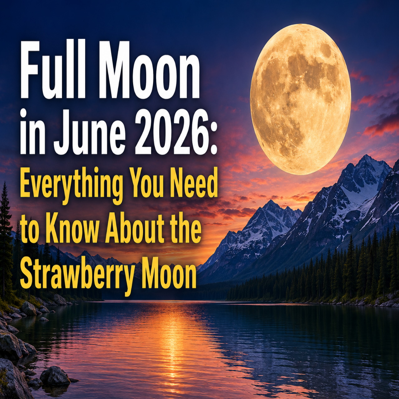 Full Moon in June 2026 Everything You Need to Know