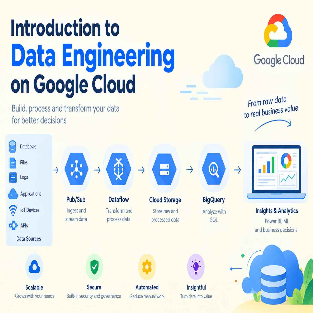 Introduction to Data Engineering on Google Cloud